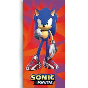 Sonic a sündisznó Prime fürdőlepedő, strand törölköző 70x140 cm