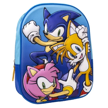 Sonic a sündisznó Team 3D hátizsák, táska 31 cm