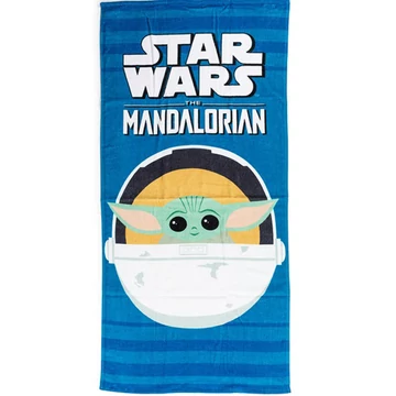 Star Wars Baby Yoda fürdőlepedő, strand törölköző 70x140 cm