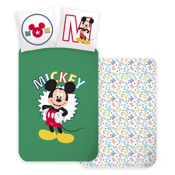 Disney Mickey Letters ágyneműhuzat 140x200 cm, 70x90 cm