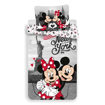 Disney Mickey, Minnie New York ágyneműhuzat 140x200 cm, 60x80 cm