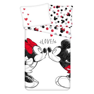 Disney Minnie and Mickey ágyneműhuzat 140x200 cm, 70x90 cm