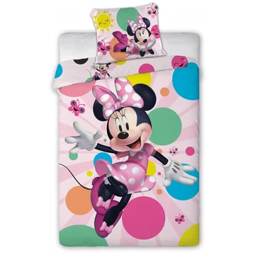 Disney Minnie Dotted ágyneműhuzat 140x200 cm, 70x90 cm