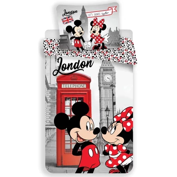 Disney Minnie London ágyneműhuzat 140x200 cm, 70x90 cm