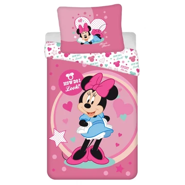 Disney Minnie Look ágyneműhuzat 140x200 cm, 70x90 cm microfibre