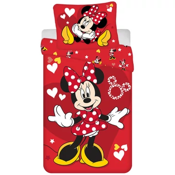 Disney Minnie Love & Stars ágyneműhuzat 140x200 cm, 70x90 cm