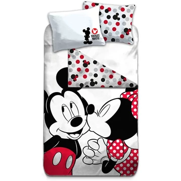 Disney Minnie, Mickey Love ágyneműhuzat 155x200cm, 50x80 cm