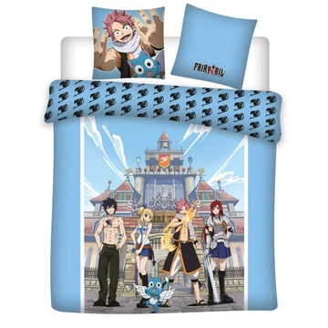 Fairy Tail dupla, kétszemélyes ágyneműhuzat 240x220cm, 63x63 cm Microfibre