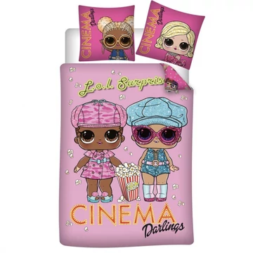 LOL Surprise Cinema ágyneműhuzat 140x200 cm, 63x63 cm microfibre
