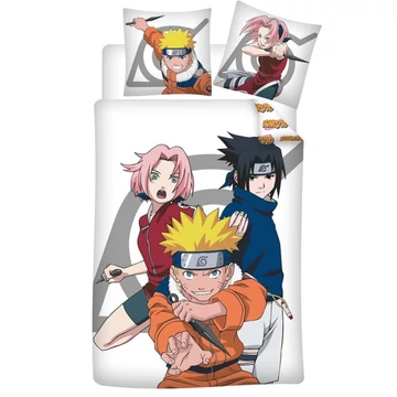 Naruto Ninja ágyneműhuzat 140x200 cm, 65x65 cm