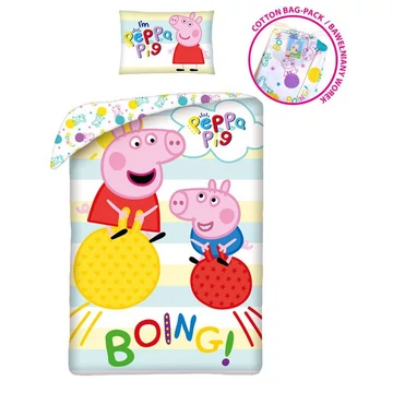 Peppa malac Boing ágyneműhuzat 140x200 cm, 70x90 cm