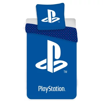 PlayStation Blue ágyneműhuzat Logo 140x200 cm, 70x90 cm