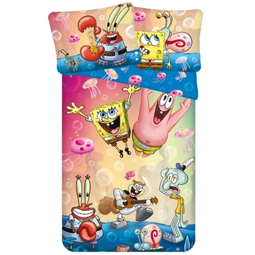 SpongyaBob Party ágyneműhuzat 140x200 cm, 70x90 cm microfibre