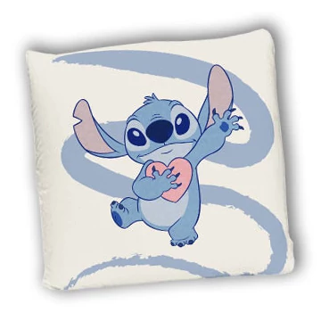 Disney Lilo és Stitch, A csillagkutya Lovers párna, díszpárna 40x40 cm