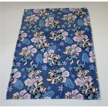 Disney Lilo és Stitch, A csillagkutya Hibiscus coral fleece takaró 110x150cm