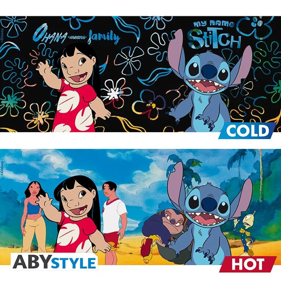 Lilo és Stitch - Hőre változó bögre (460 ml)