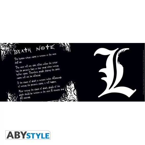 Death Note – L és a szabályok bögre (320 ml)