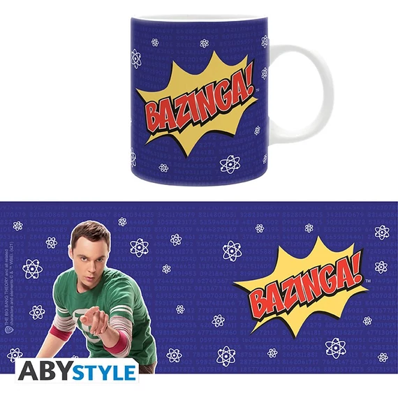 Agymenők – Bazinga! bögre (320 ml)