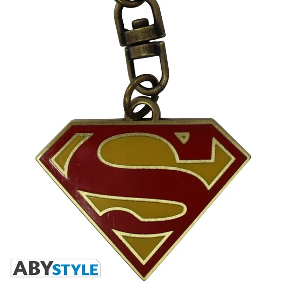 DC Comics – Superman logós fém kulcstartó