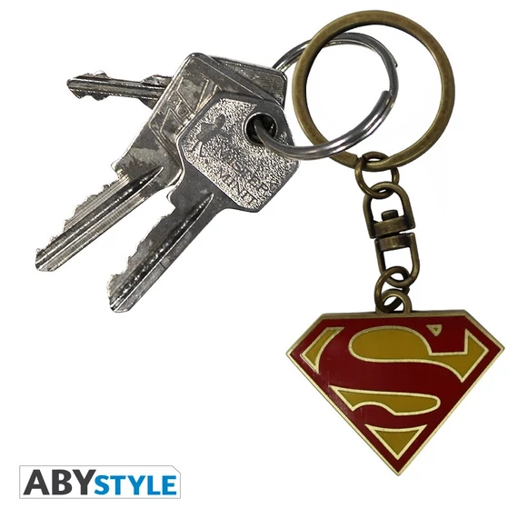 DC Comics – Superman logós fém kulcstartó