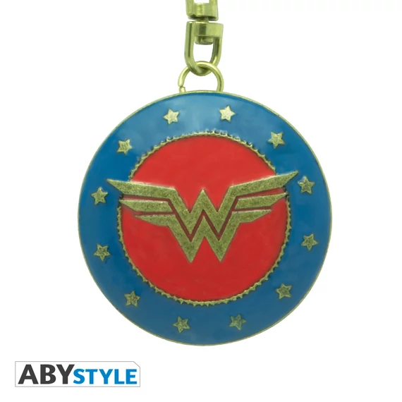 DC Comics – Wonder Woman pajzsos fém 3D kulcstartó