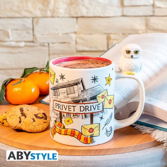 Harry Potter – Hedvig & Privet Drive 3D bögre (460 ml)
