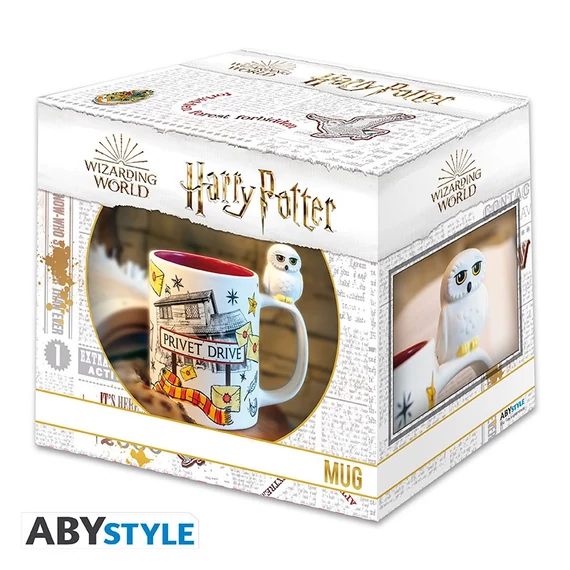 Harry Potter – Hedvig & Privet Drive 3D bögre (460 ml)