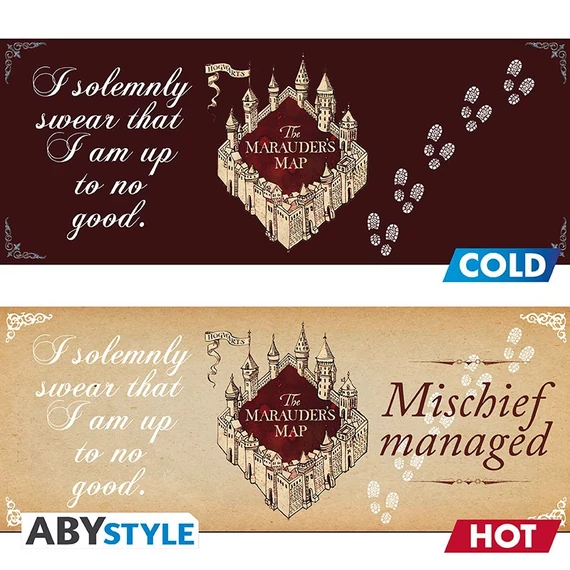 Harry Potter – Tekergők térképe hőre változó bögre (320 ml)