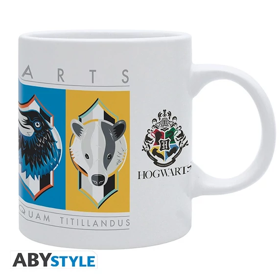 Harry Potter – Roxfort házak címerei bögre (320 ml)