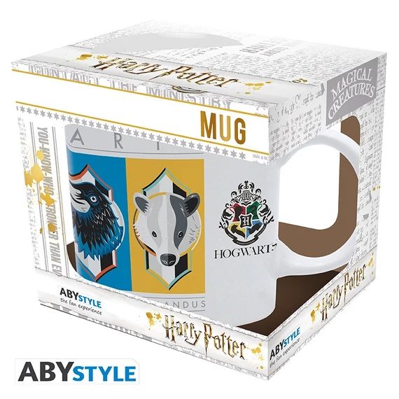 Harry Potter – Roxfort házak címerei bögre (320 ml)
