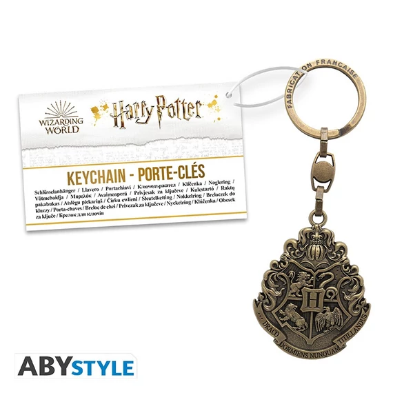 Harry Potter – Roxfort címeres 3D kulcstartó