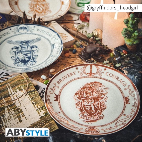 Harry Potter - Roxfort házak 4 darabos porcelán tányér szett