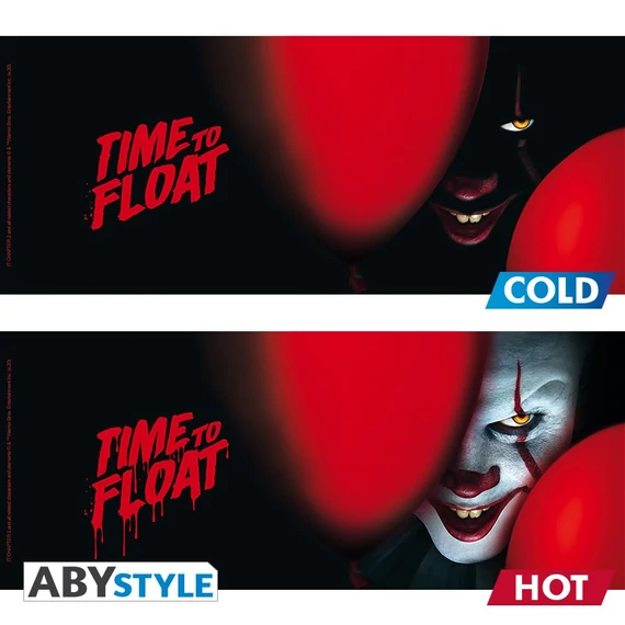 IT – Pennywise „Time to Float” hőre változó bögre (460 ml)