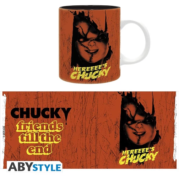 Chucky - „Barátok a végsőkig” bögre (320 ml)