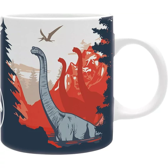 Jurassic World – National Park dinoszauruszos bögre (320 ml)
