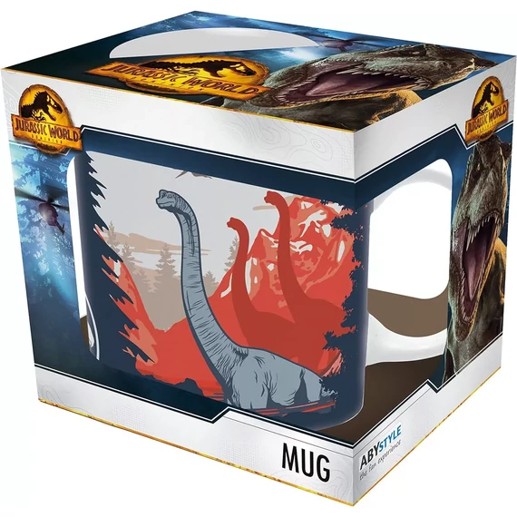 Jurassic World – National Park dinoszauruszos bögre (320 ml)