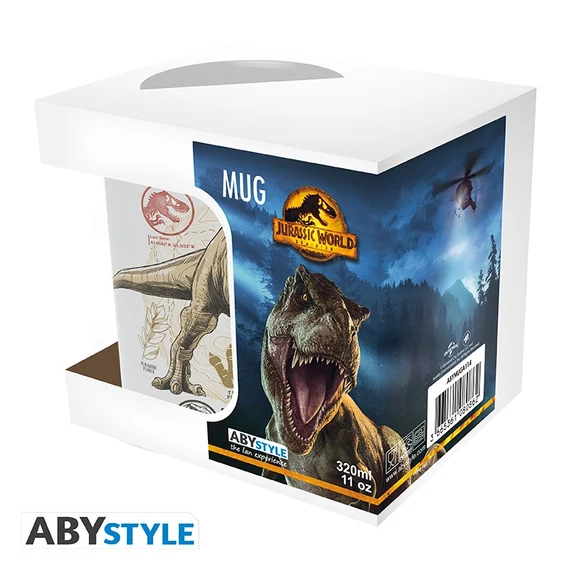 Jurassic World – T-Rex és Kék dinoszauruszos bögre (320 ml)