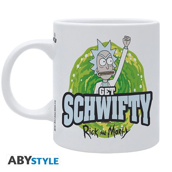 Rick és Morty – Get Schwifty bögre (300 ml)