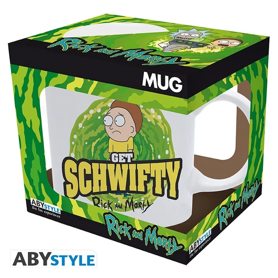 Rick és Morty – Get Schwifty bögre (300 ml)