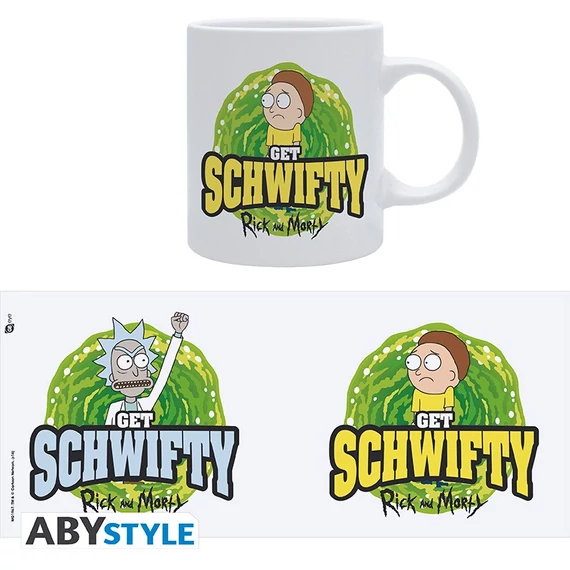 Rick és Morty – Get Schwifty bögre (300 ml)