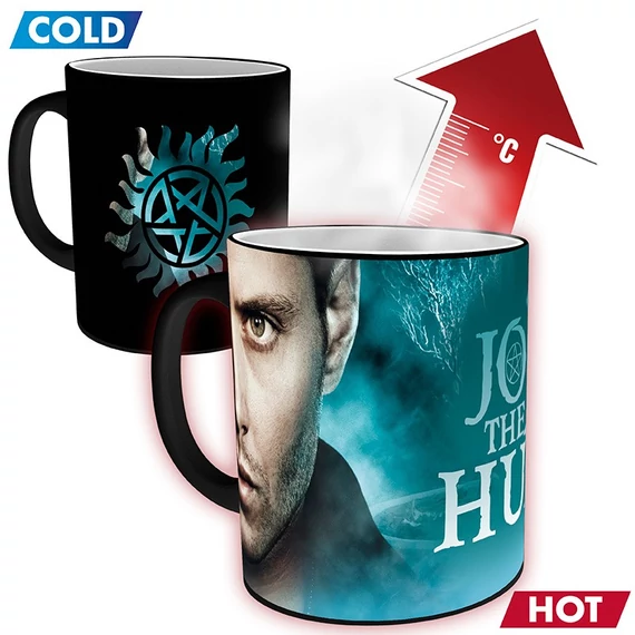 Odaát – Sam és Dean hőre változó bögre (320 ml)