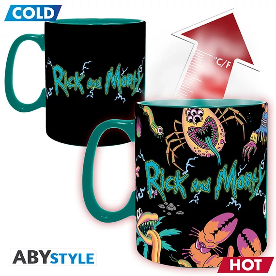 Rick és Morty – Űrhajós hőre változó bögre (460 ml)