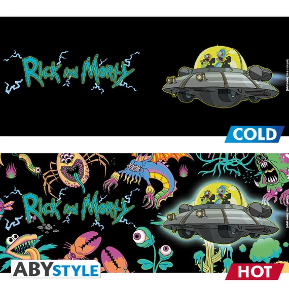 Rick és Morty – Űrhajós hőre változó bögre (460 ml)