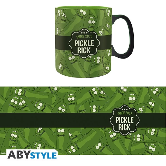 Rick és Morty – Uborka Rick bögre (460 ml)