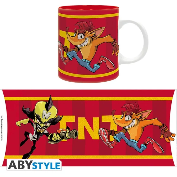 Crash Bandicoot - TNT bögre (320 ml)