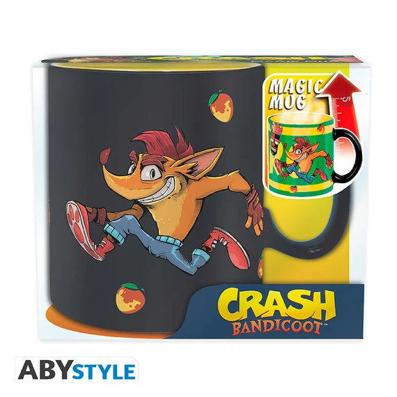 Crash Bandicoot - Nitro hőre változó bögre (460 ml)