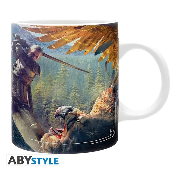 The Witcher – Geralt és a griff bögre (320 ml)