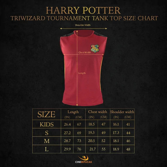 Harry Potter Griffendél Trimágus Tusa ujjatlan póló