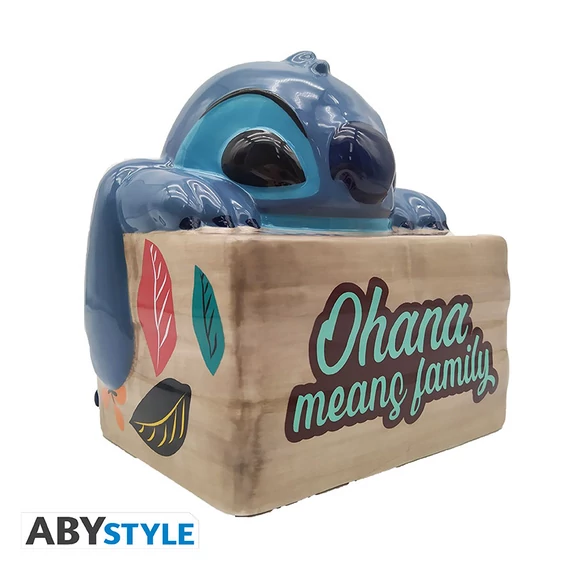 Disney Lilo és Stitch „Ohana” Süti tartó (18x18x19,5 cm)