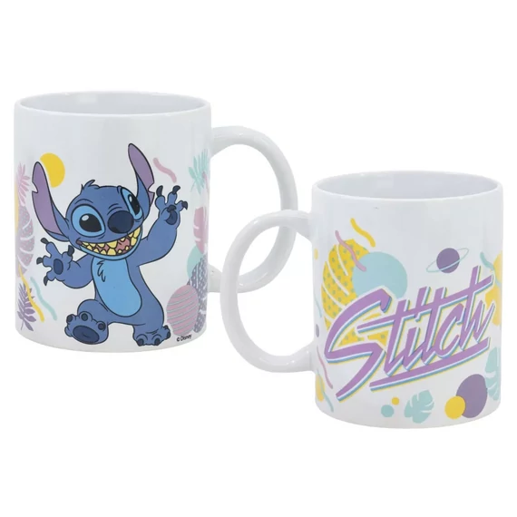 Disney Lilo és Stitch, A csillagkutya Hawaian porcelán bögre 325 ml díszdobozban